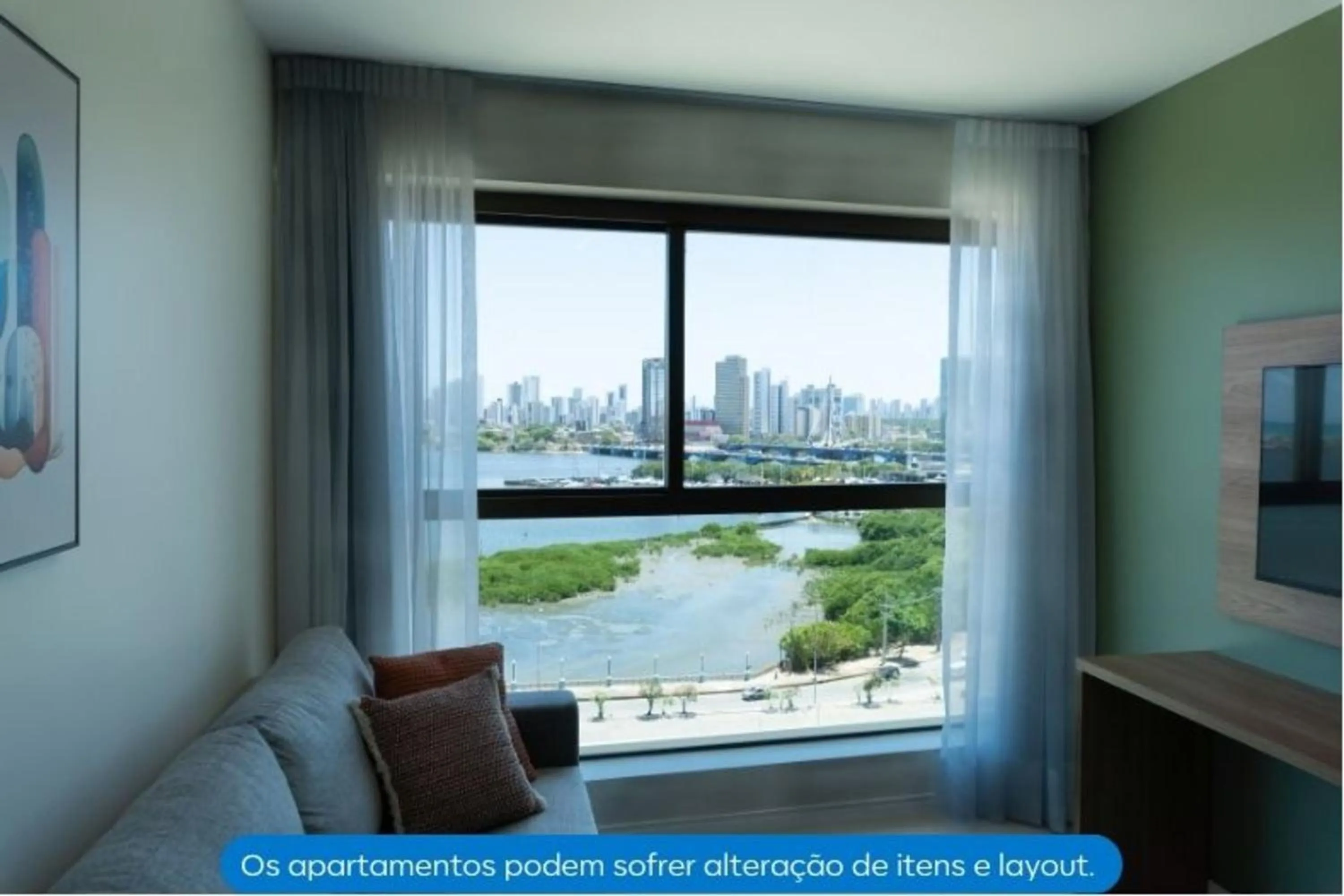 City view in Roomo Transamerica Recife Parque do Cais