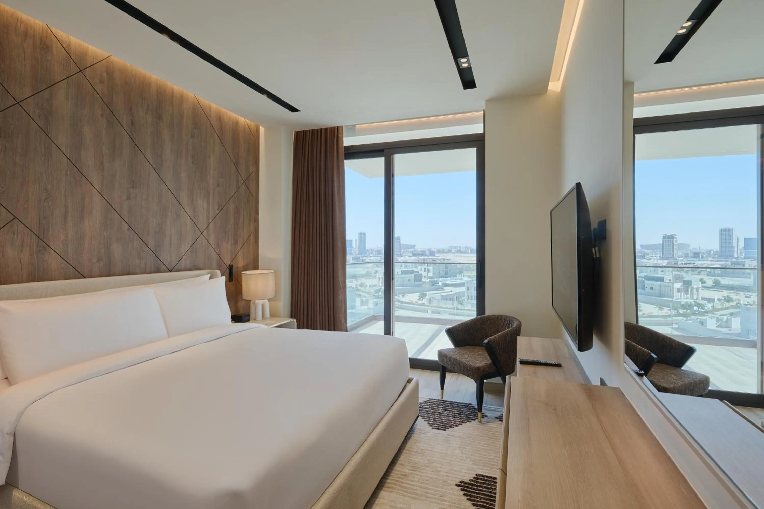 Bedroom, Bed in The OQ