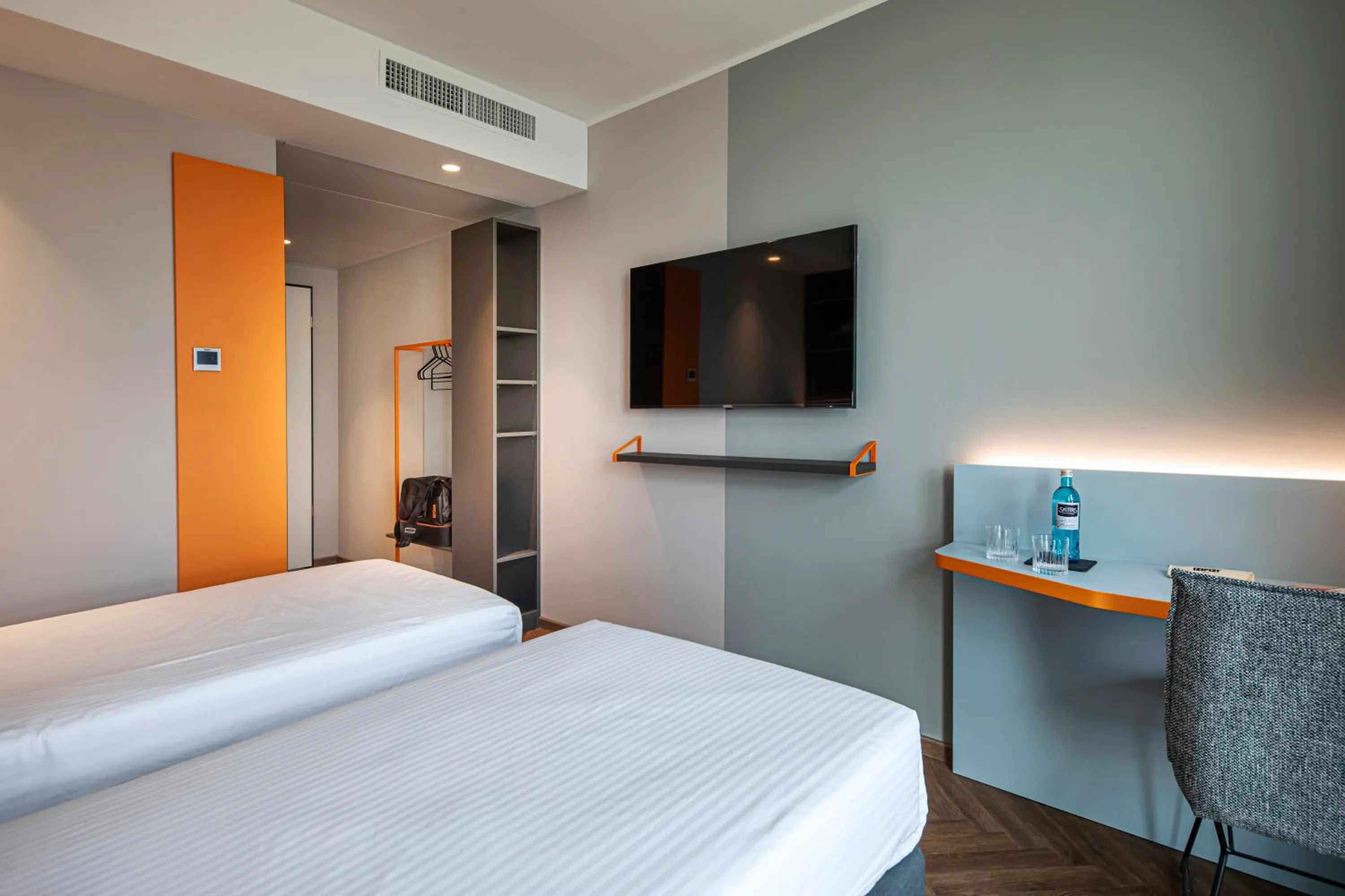 Bedroom, Bed in LOGINN Hotel Köln Airport