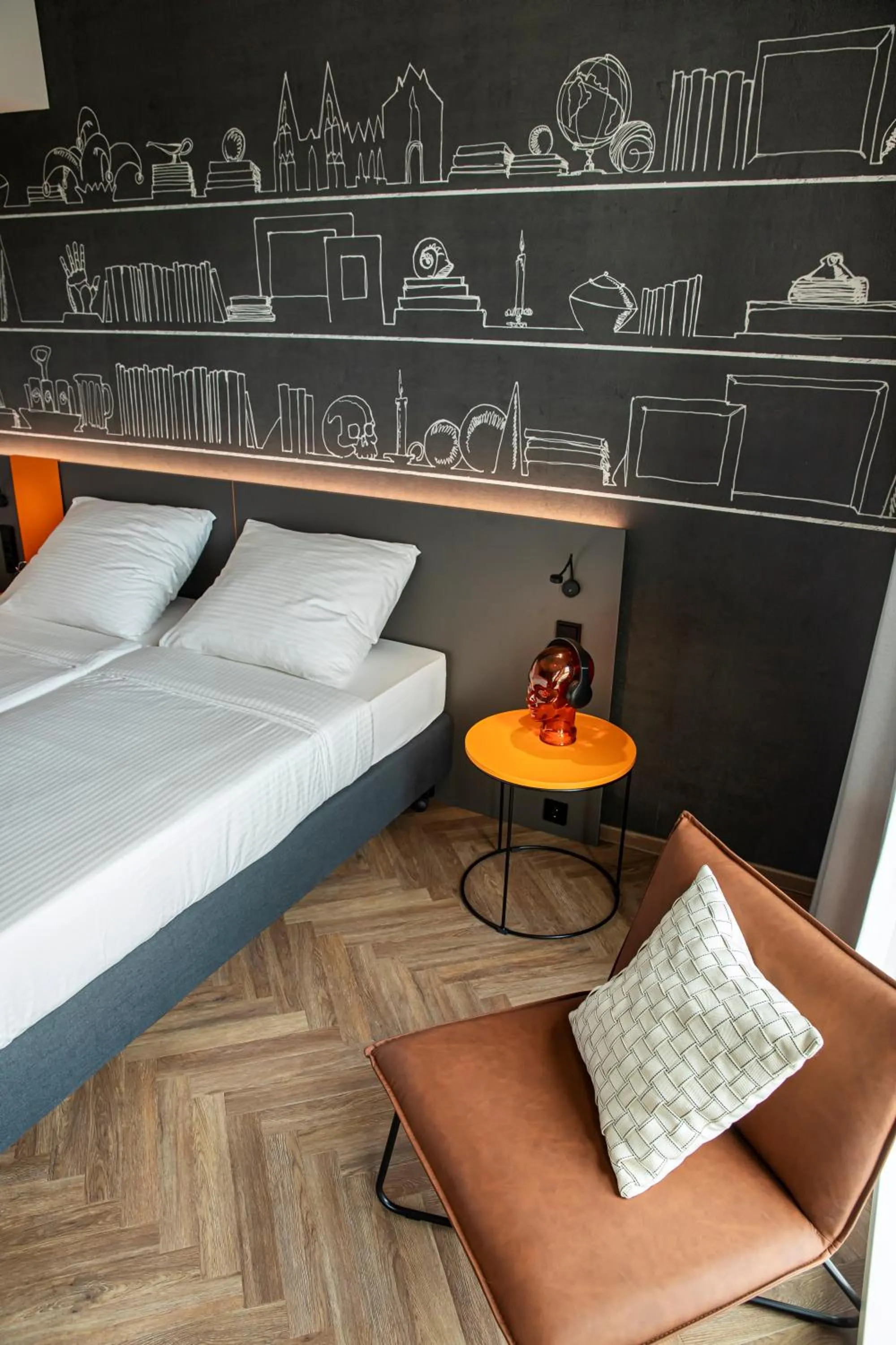 Bedroom, Bed in LOGINN Hotel Köln Airport