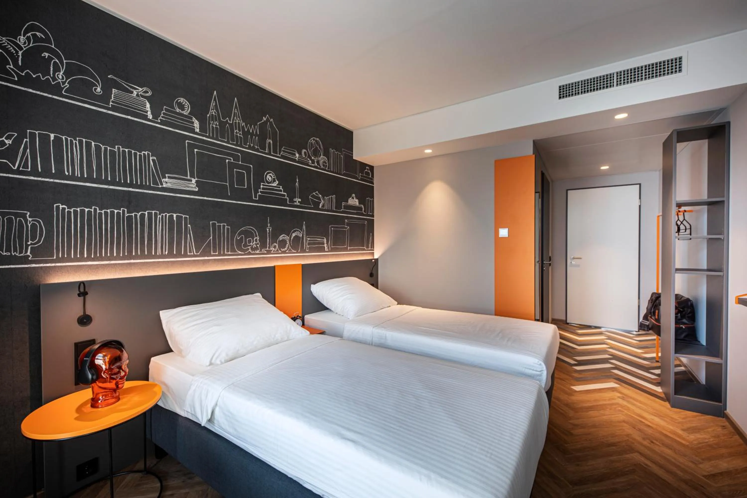 Bedroom, Bed in LOGINN Hotel Köln Airport