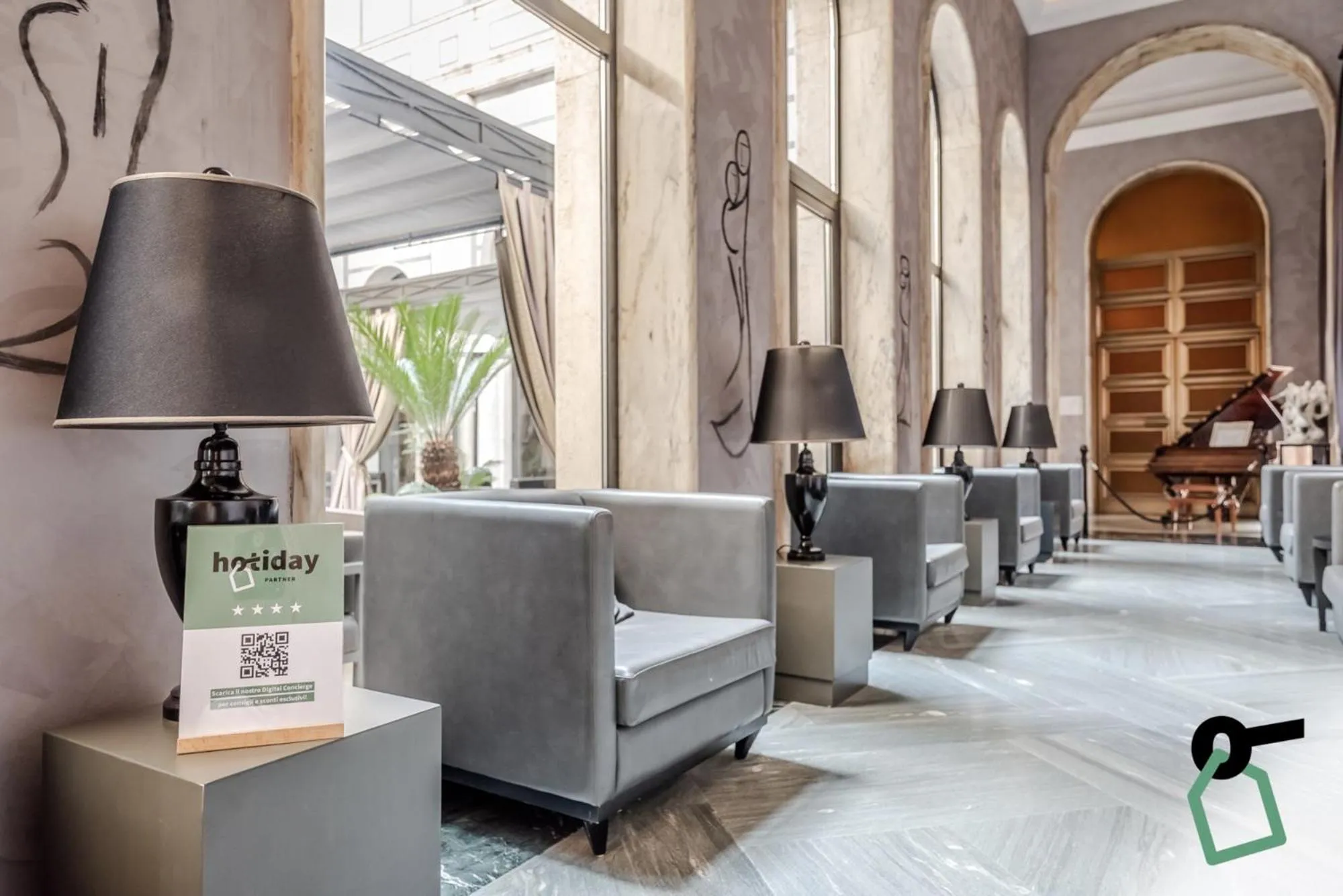 Lobby or reception in HOTIDAY Room Collection - Roma Cornelia