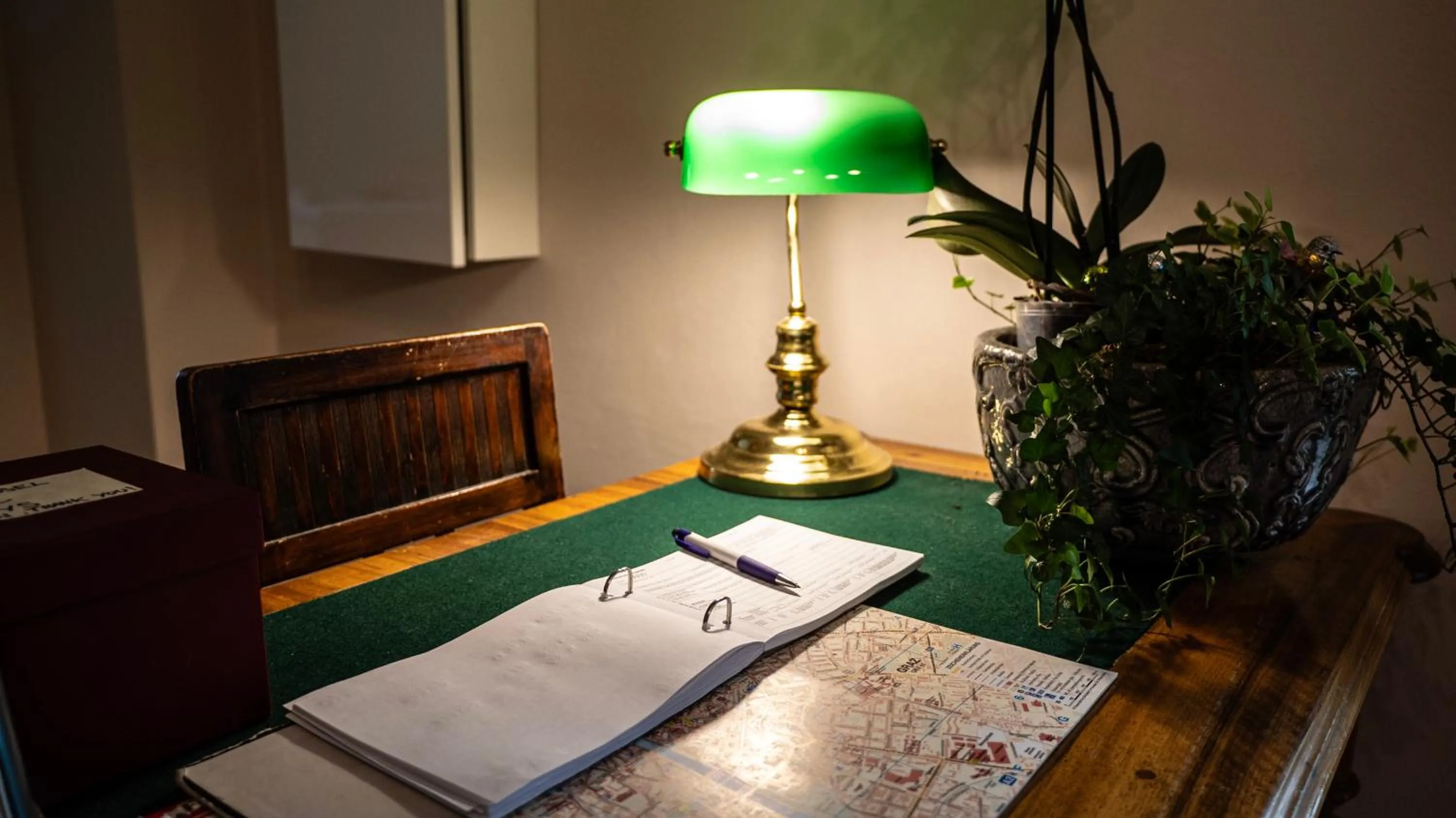 Communal lounge/ TV room in Hotel Villa Rückert