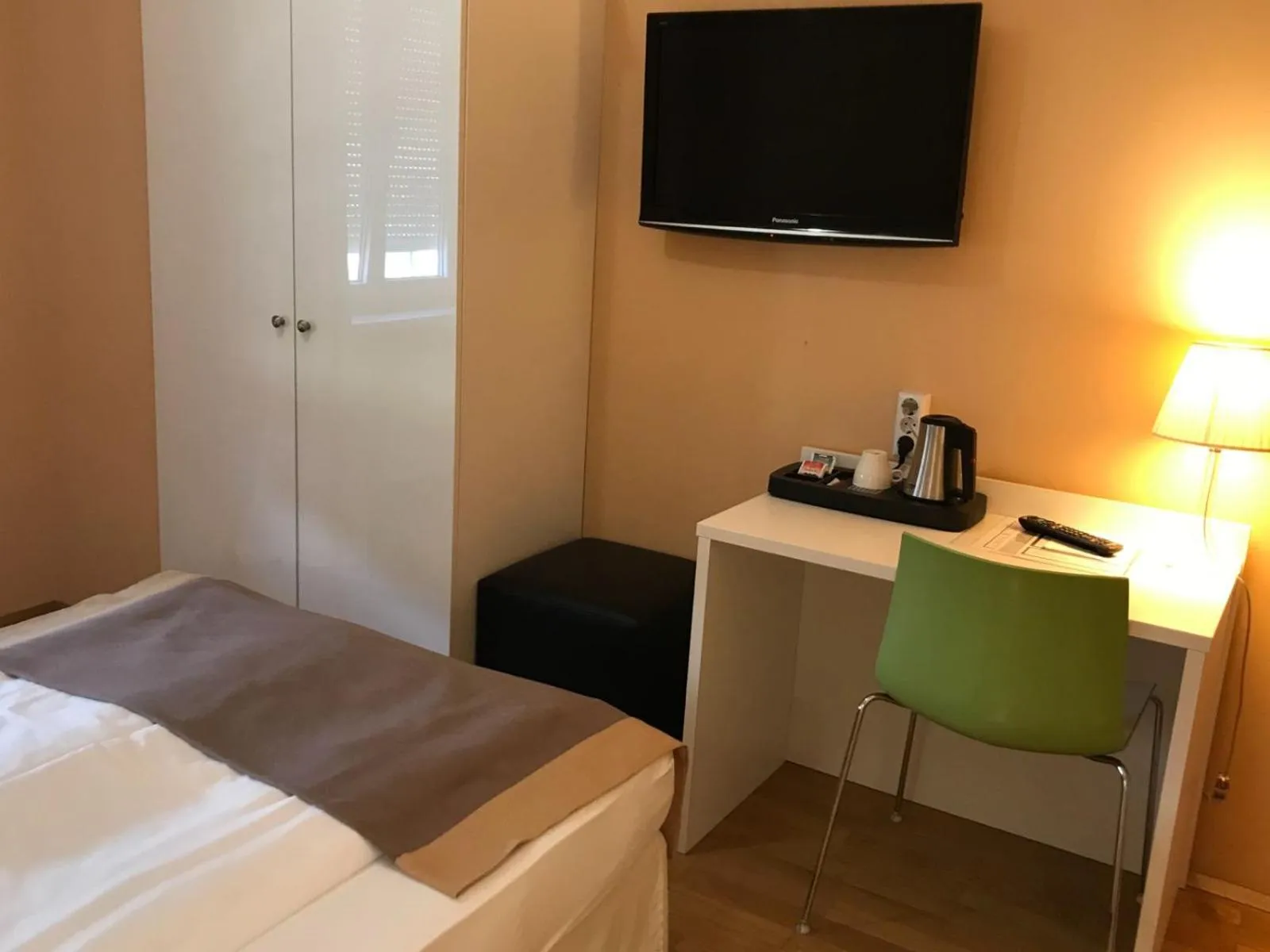 Bed in Hotel Villa Rückert