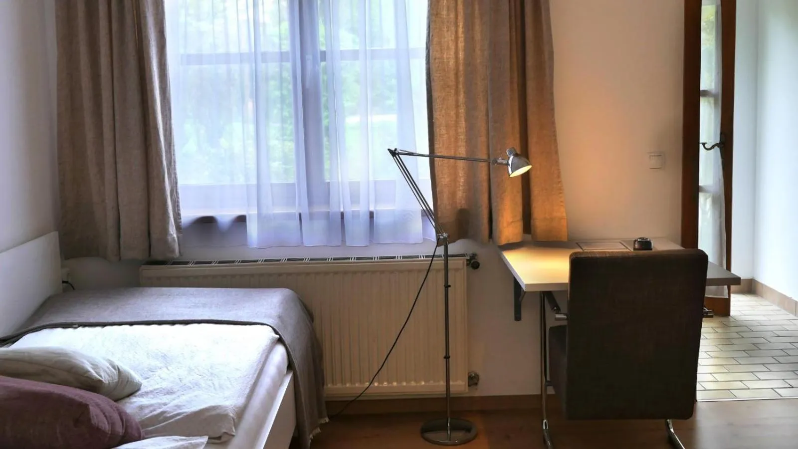 Bed in Hotel Villa Rückert