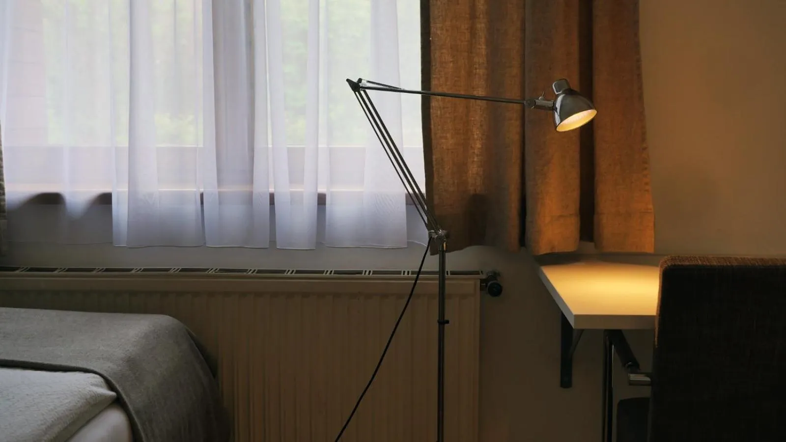 Bed in Hotel Villa Rückert