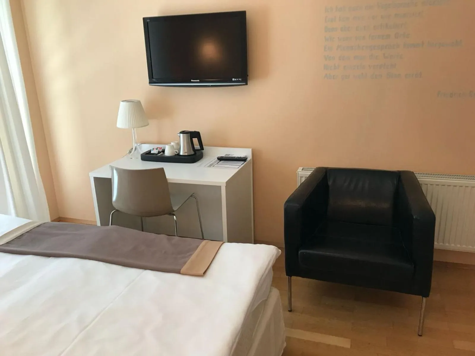 Bed in Hotel Villa Rückert