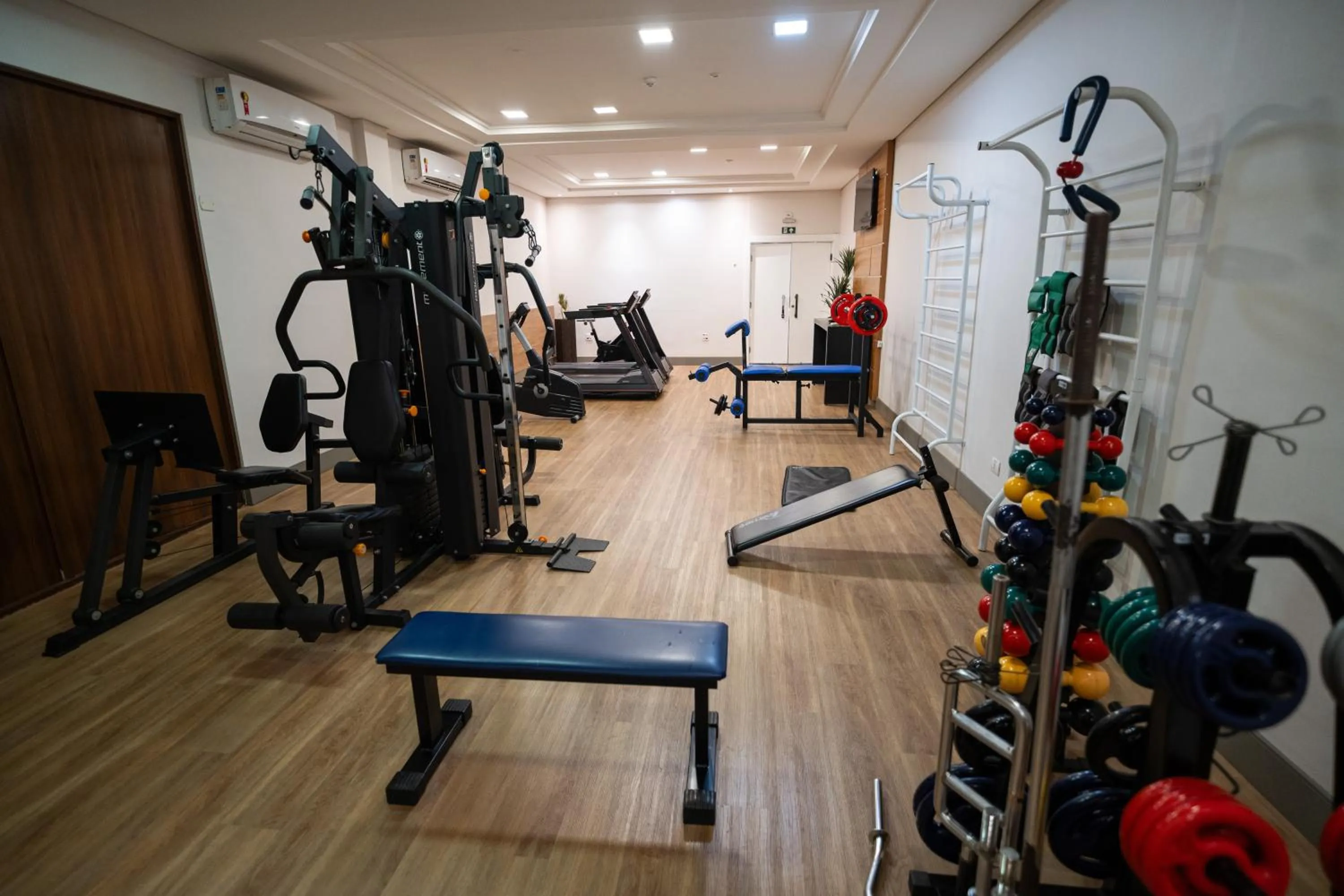 Fitness centre/facilities in Tarobá Hotel