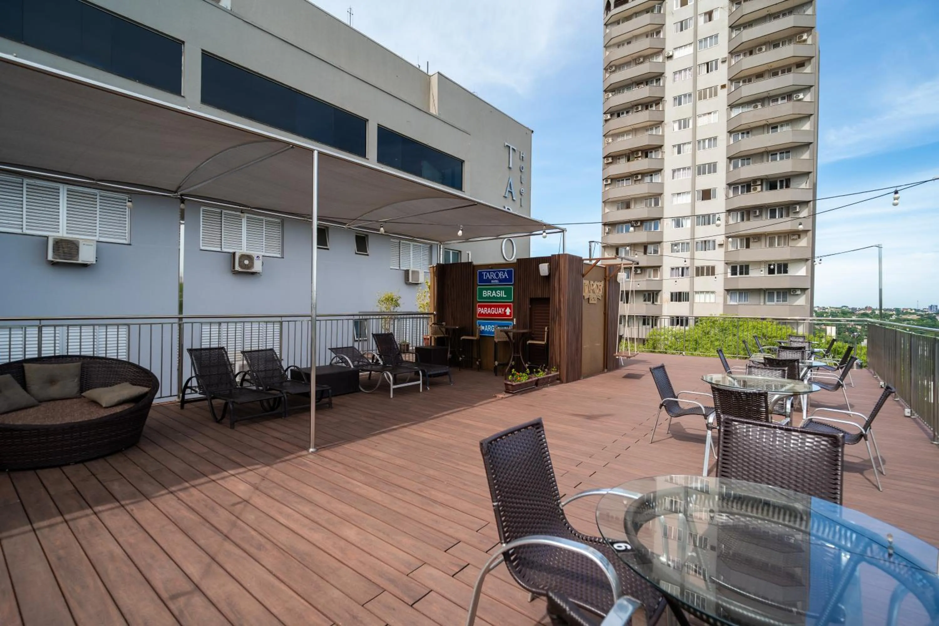 View (from property/room) in Tarobá Hotel