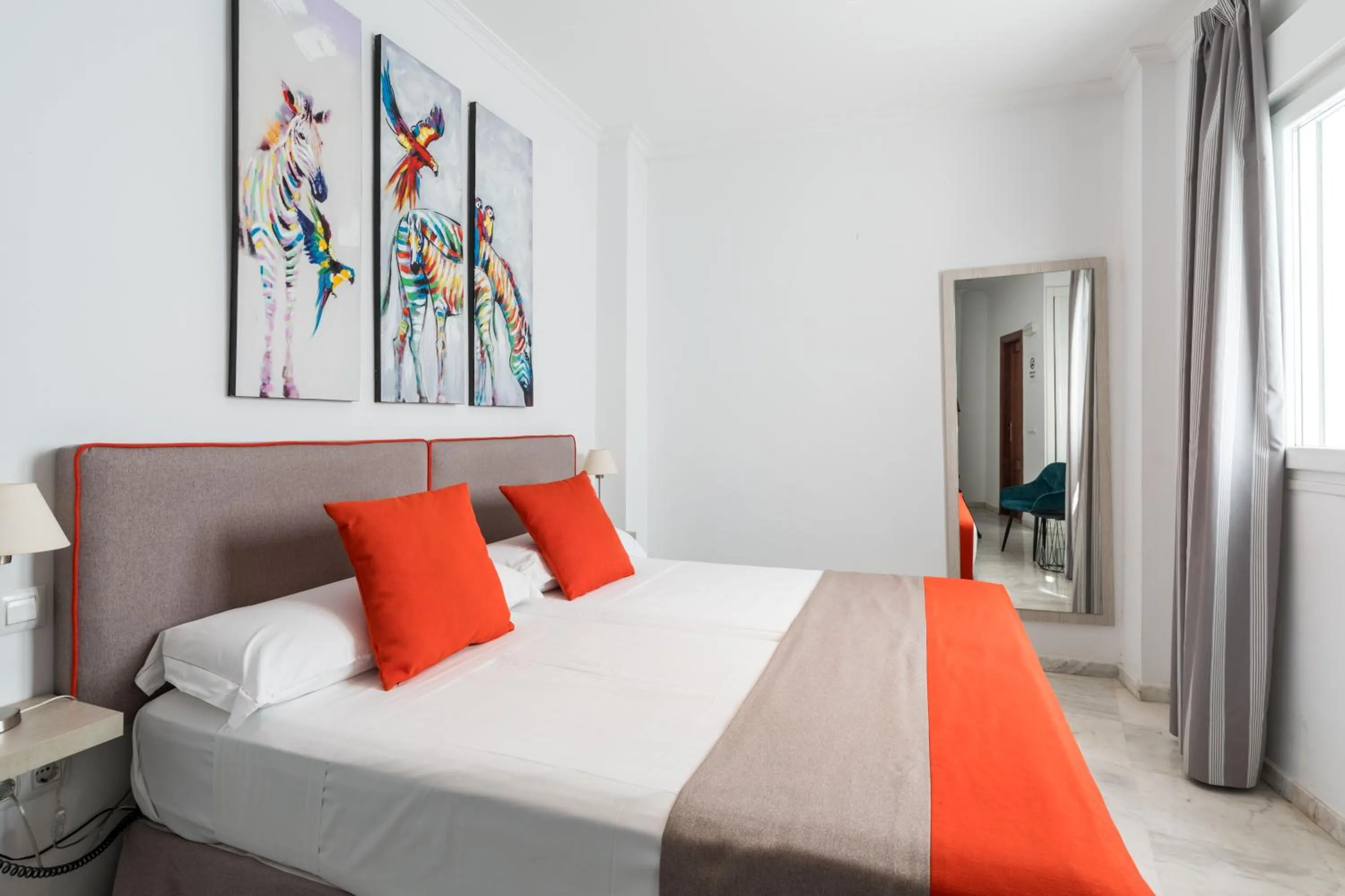 Bed in Cool Sevilla Hotel