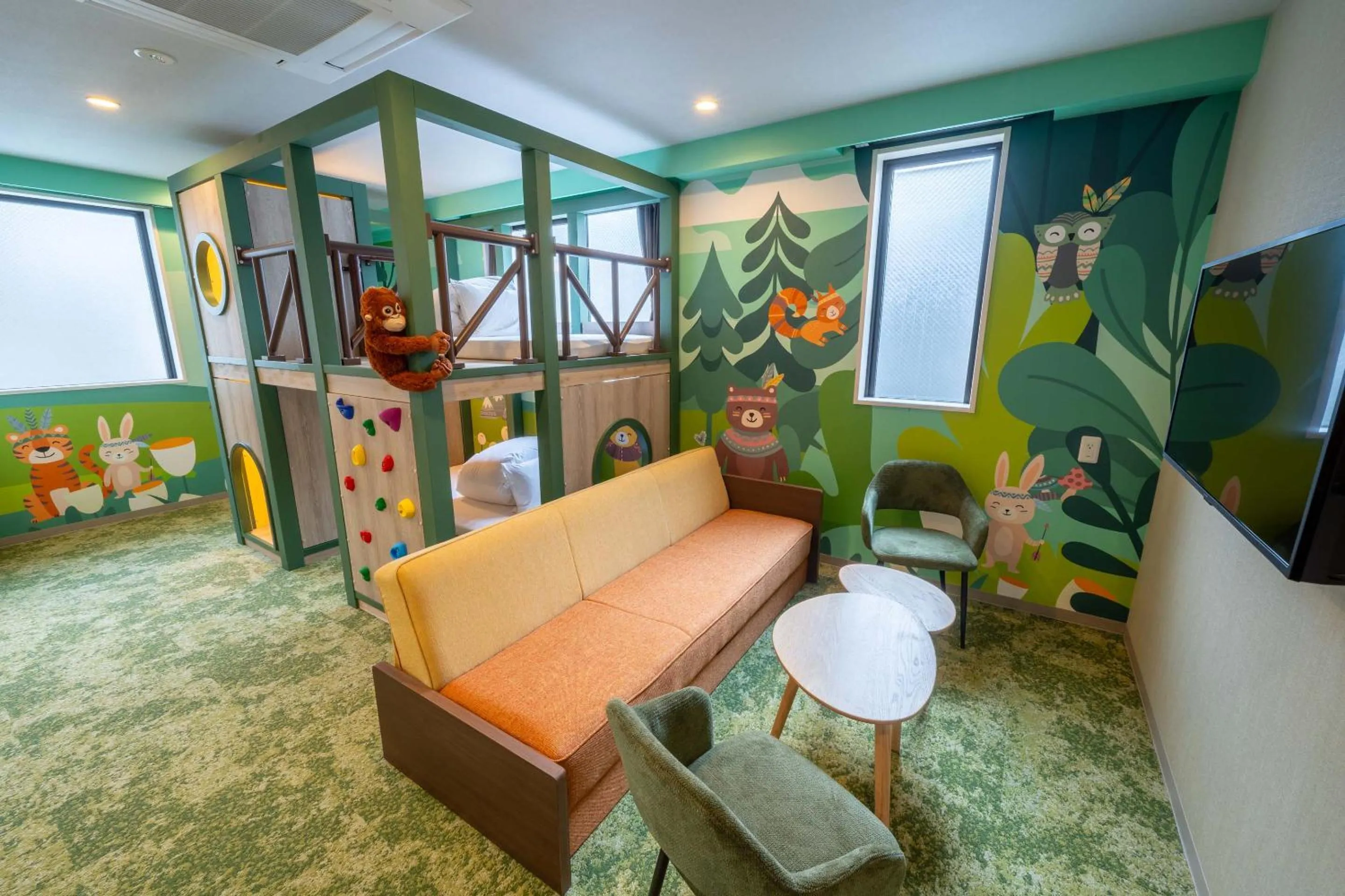 Living room, Bed in PLAY!! Resi Stay