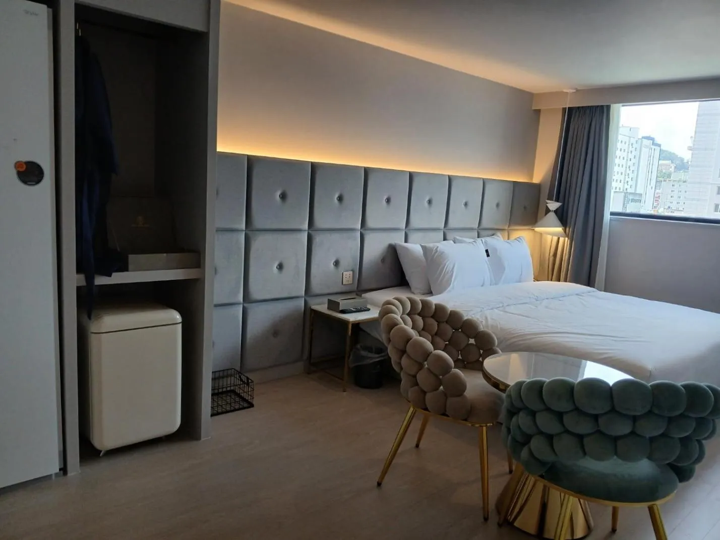 Bed in Daeyeon Grandis Hotel