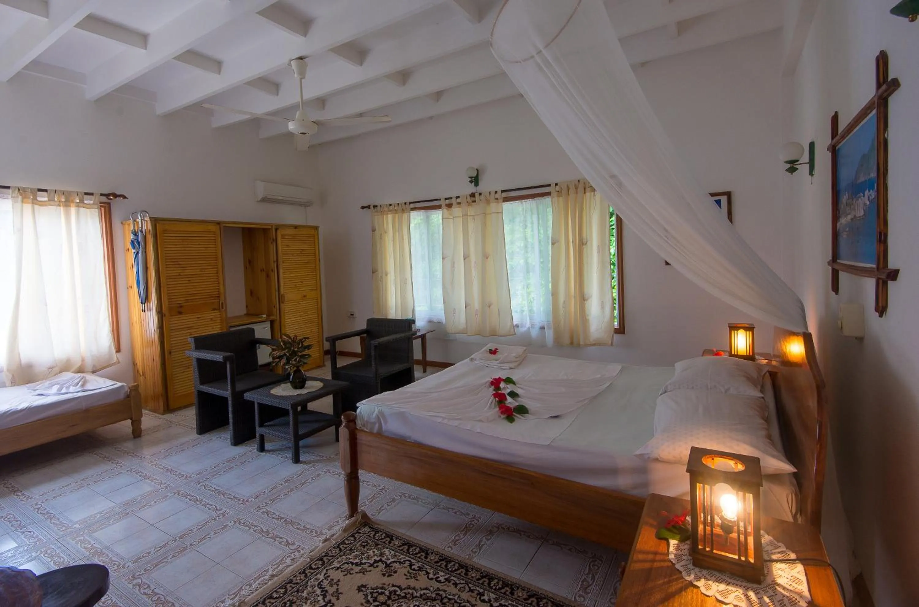 Decorative detail in Zerof Guest House