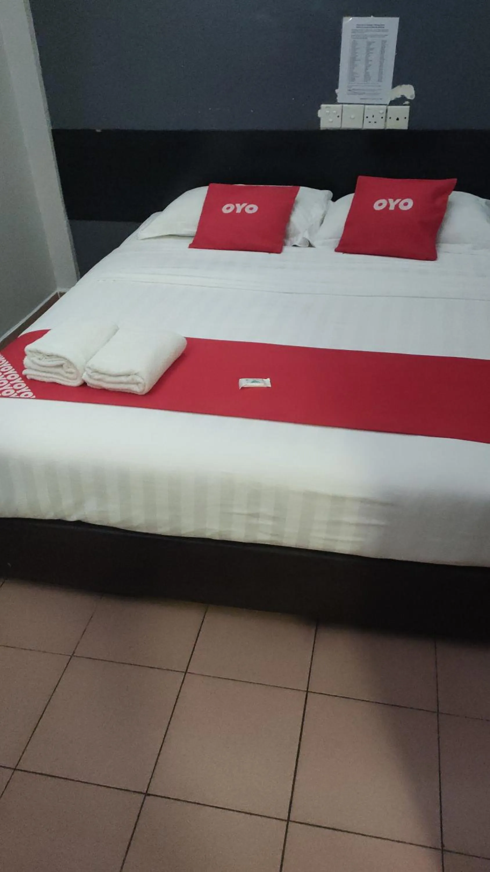 Bed in Dung Fang Hotel No 1 Sibu