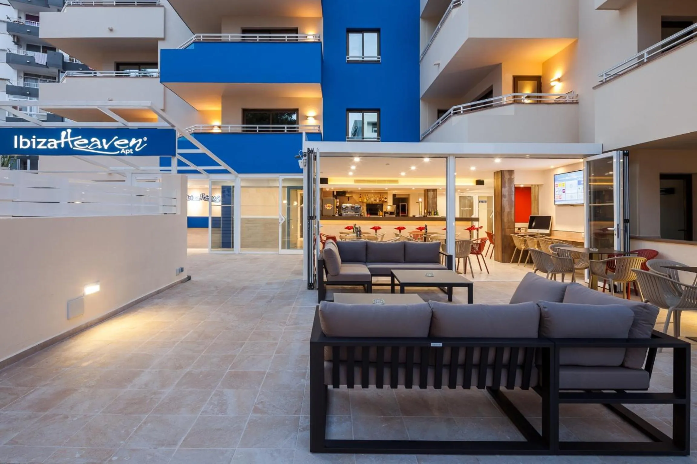 Lobby or reception in Ibiza Heaven Apartments
