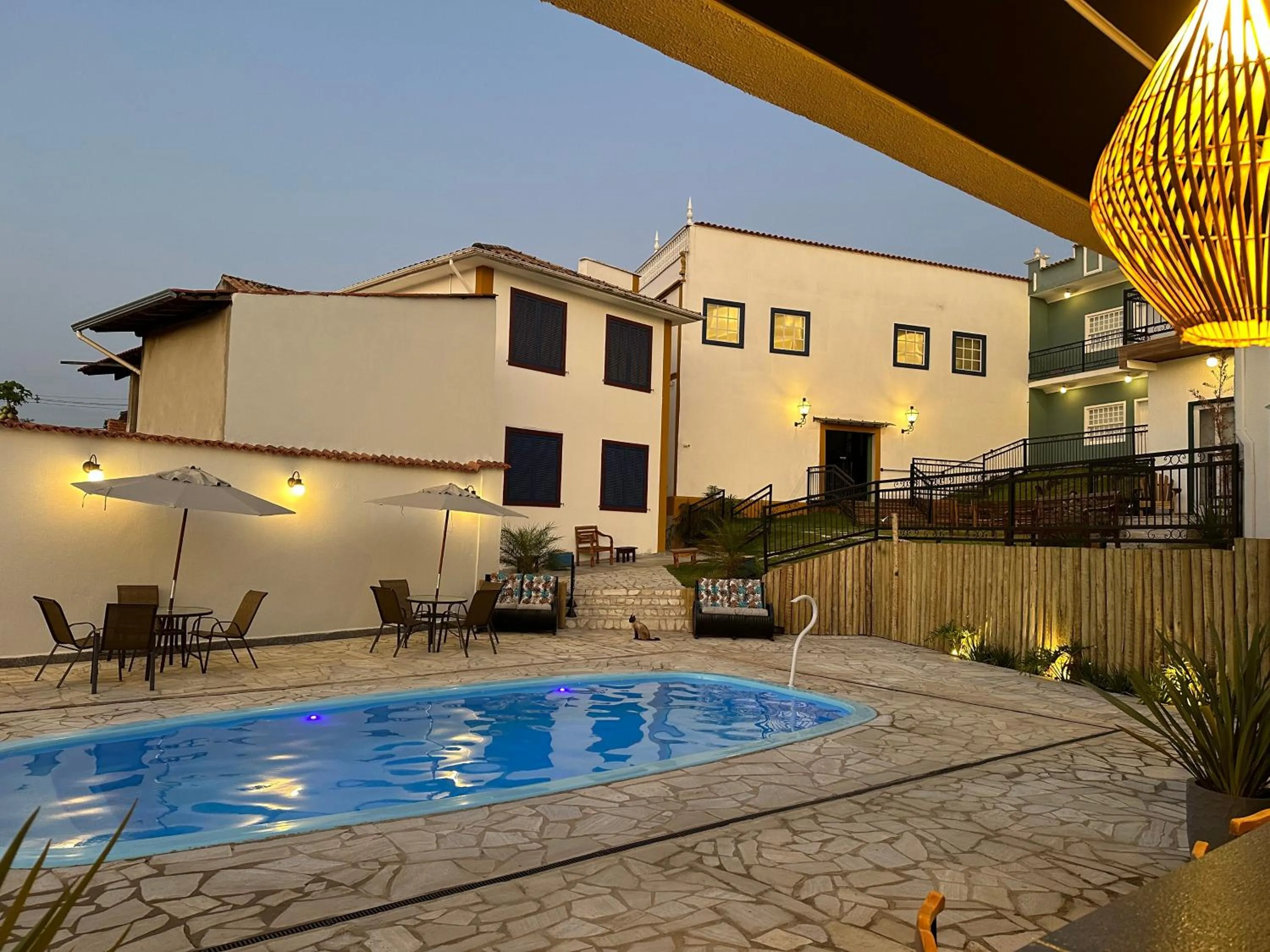 Pool view in Pousada Maria Monteiro Tiradentes