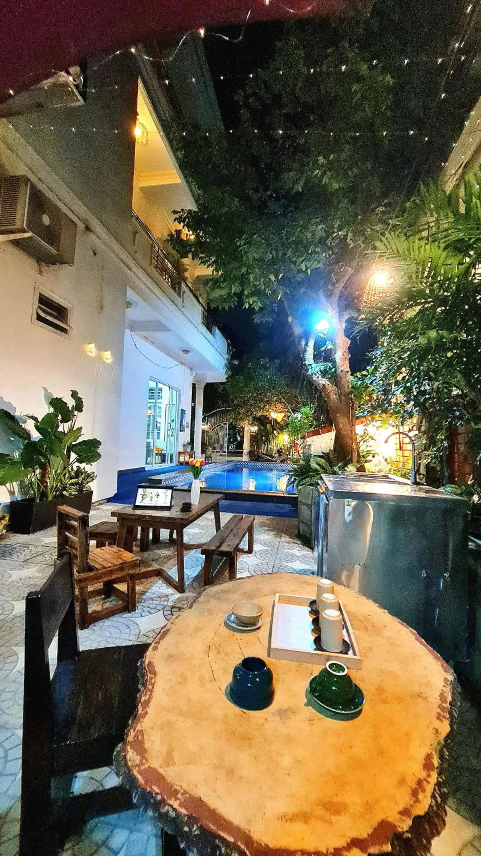 Patio in Minh Trang Villa Hoi An -BBQ Garden