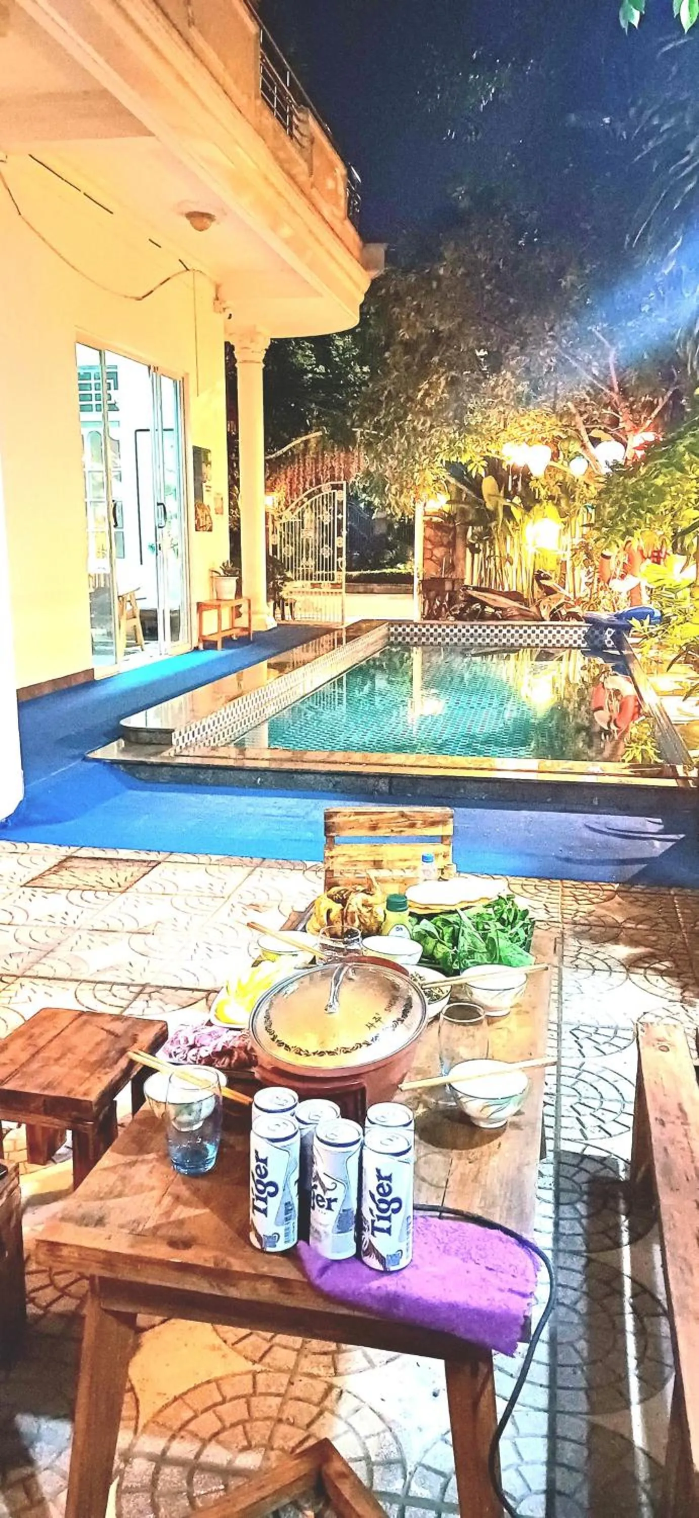 Patio in Minh Trang Villa Hoi An -BBQ Garden