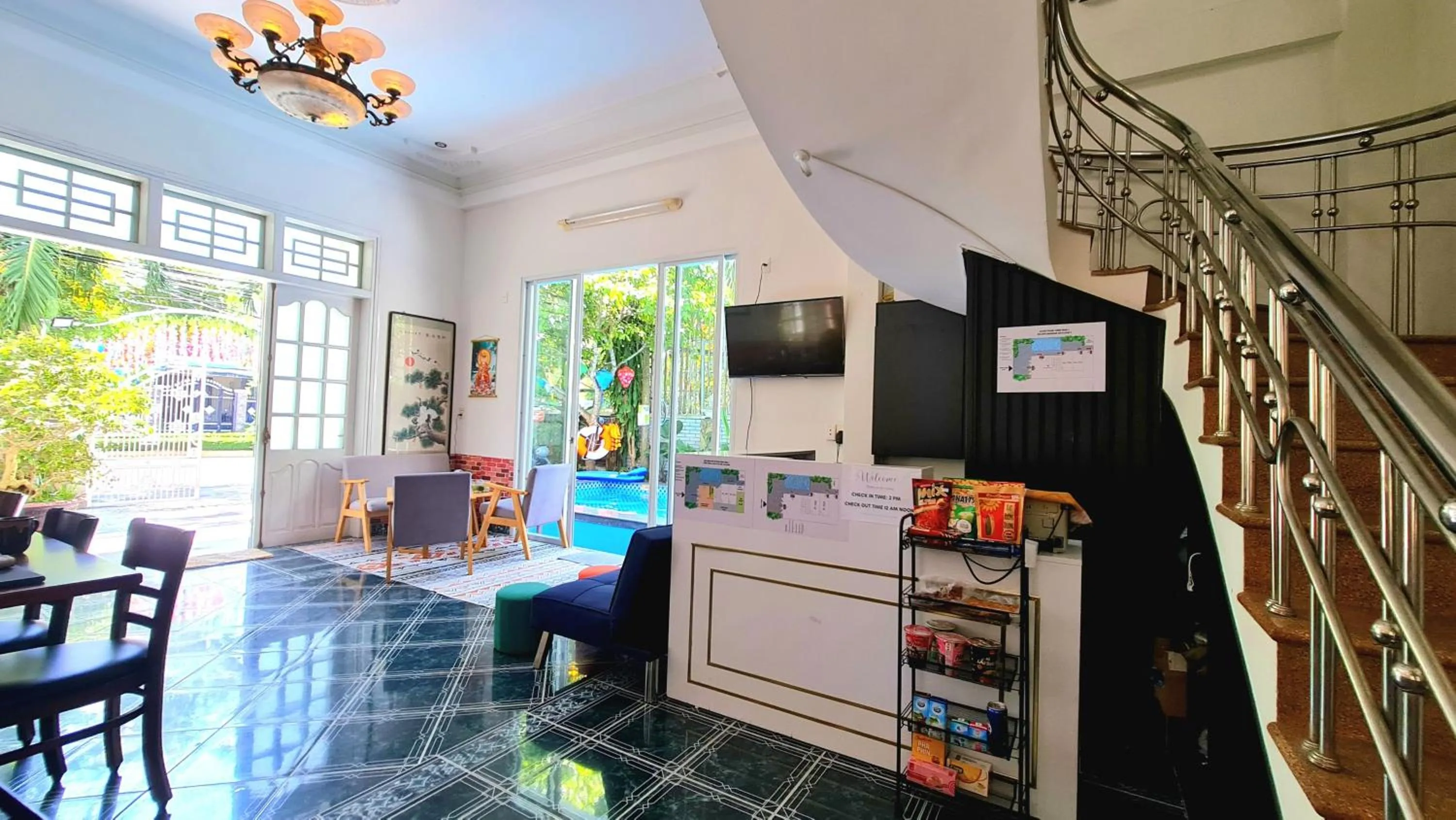 Lobby or reception in Minh Trang Villa Hoi An -BBQ Garden