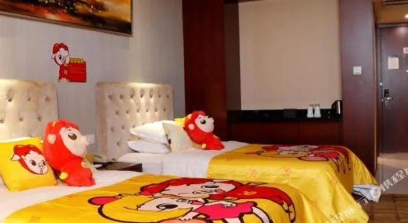 Bed in New Century Hotel Putuo Zhoushan