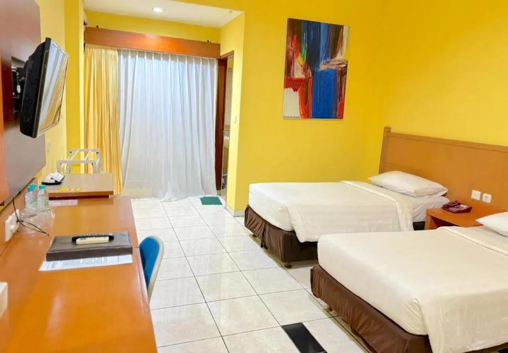 Bed in Pondok Jatim Park Hotel & Cafe