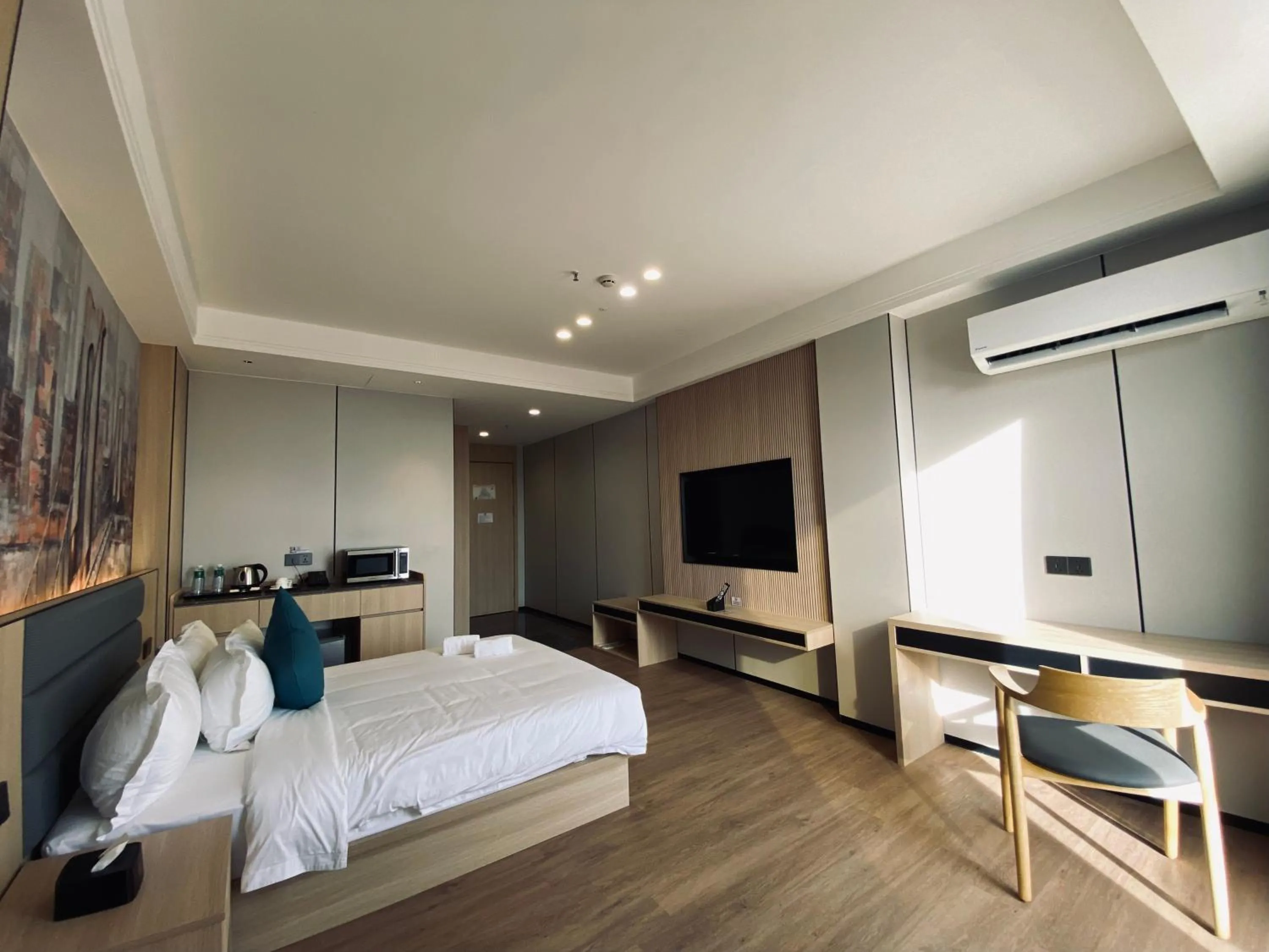 Bed in Fan's Hotel Palo