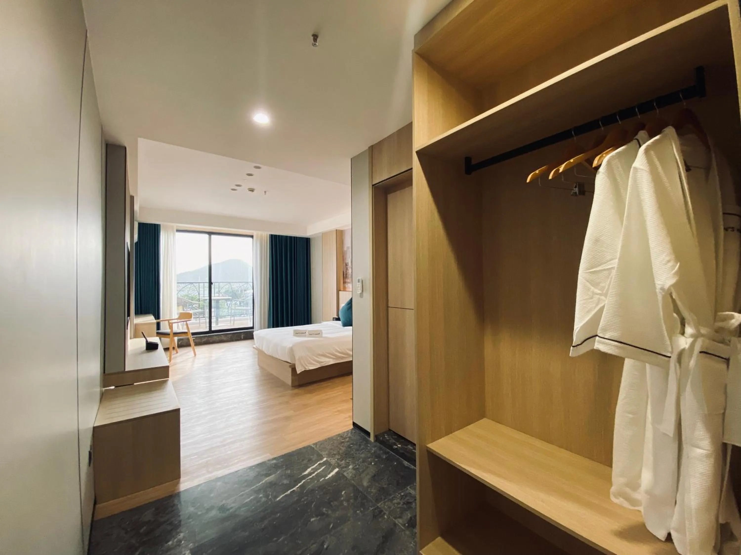 Bed in Fan's Hotel Palo