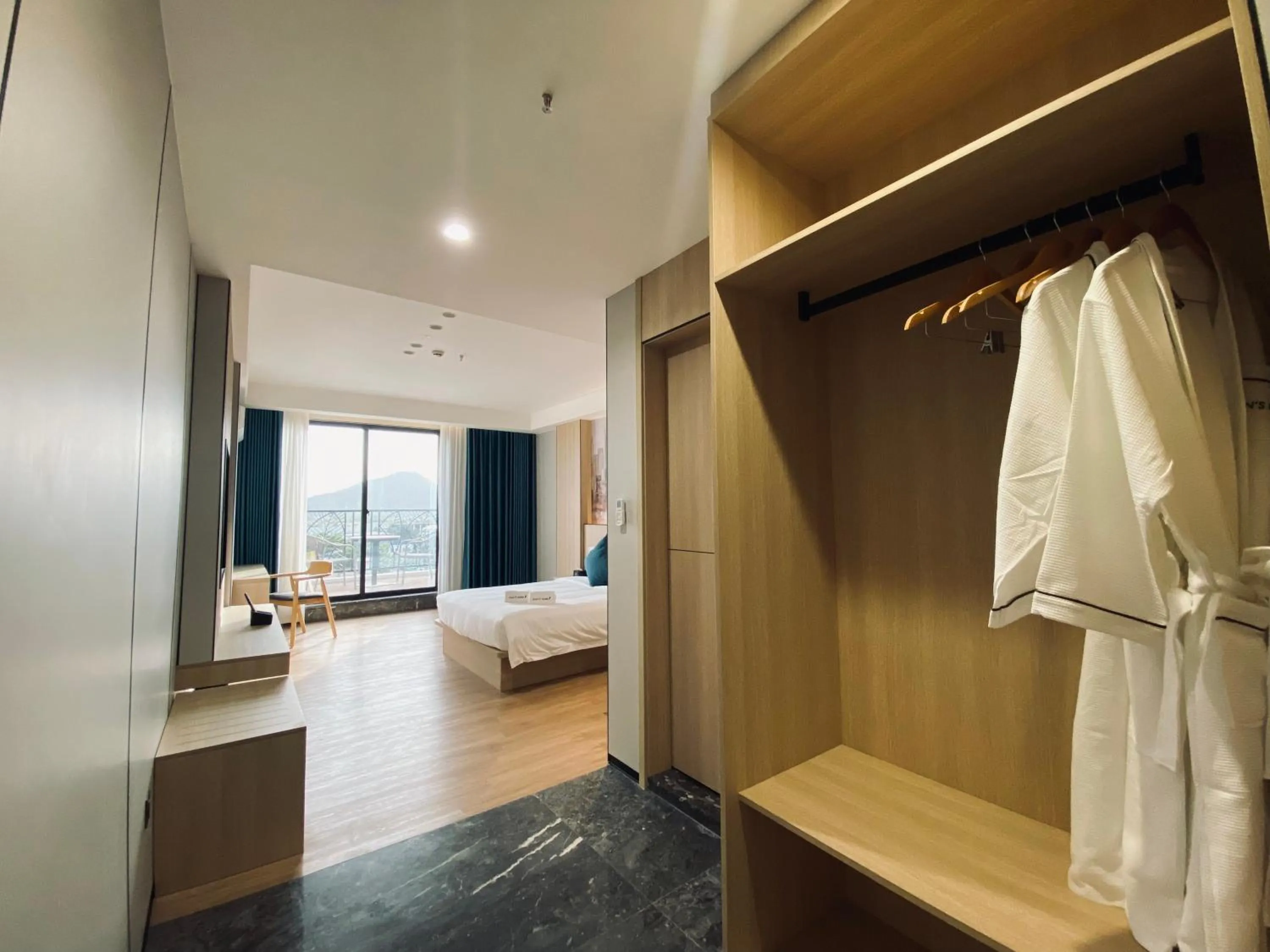 Bed in Fan's Hotel Palo