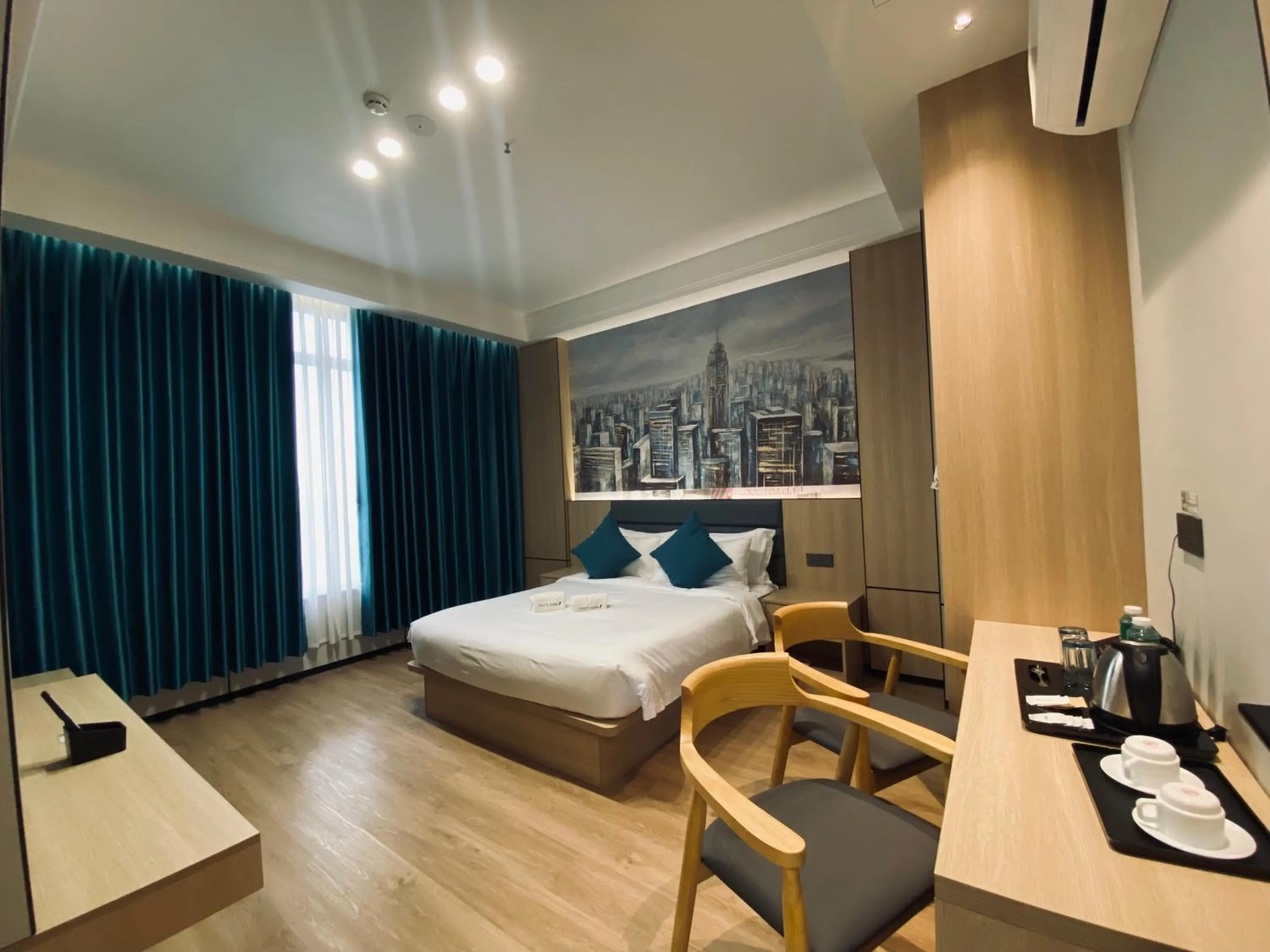 Bed in Fan's Hotel Palo