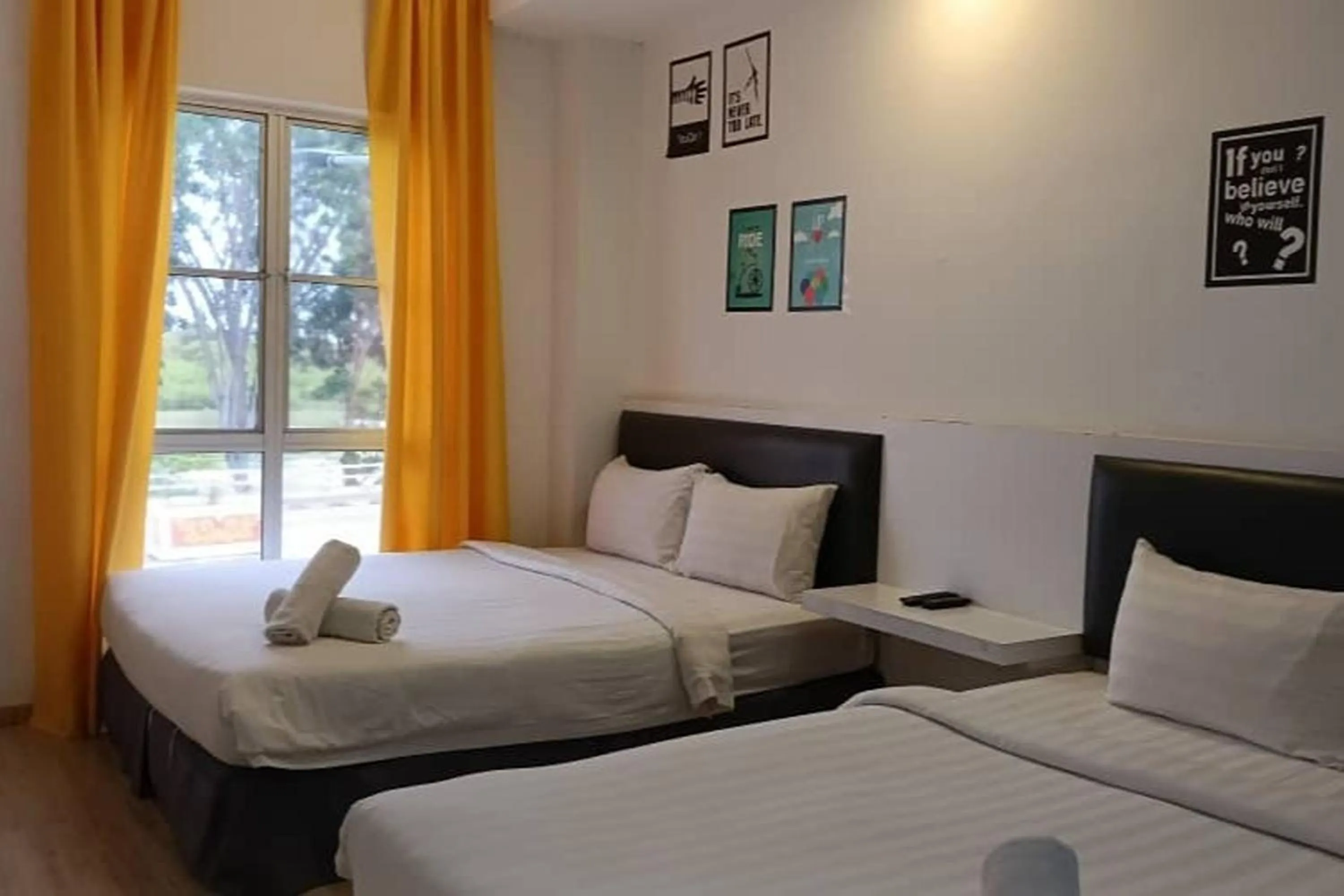 Bed in Hotel Dlima Inn Plaza Mahkota Melaka