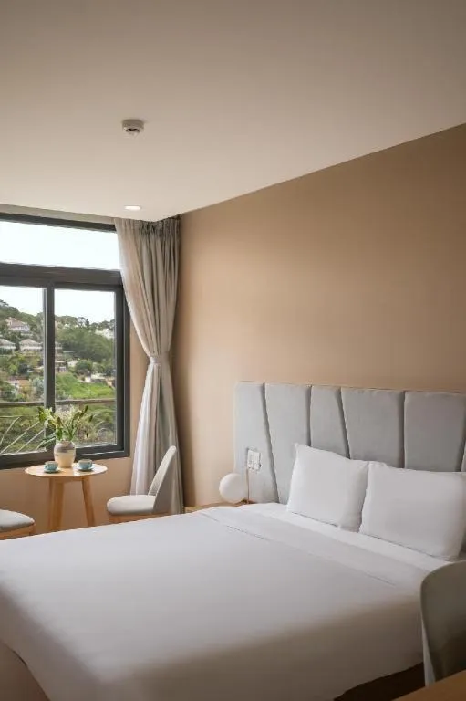 Bed in Gold View Boutique Hotel Đà Lạt