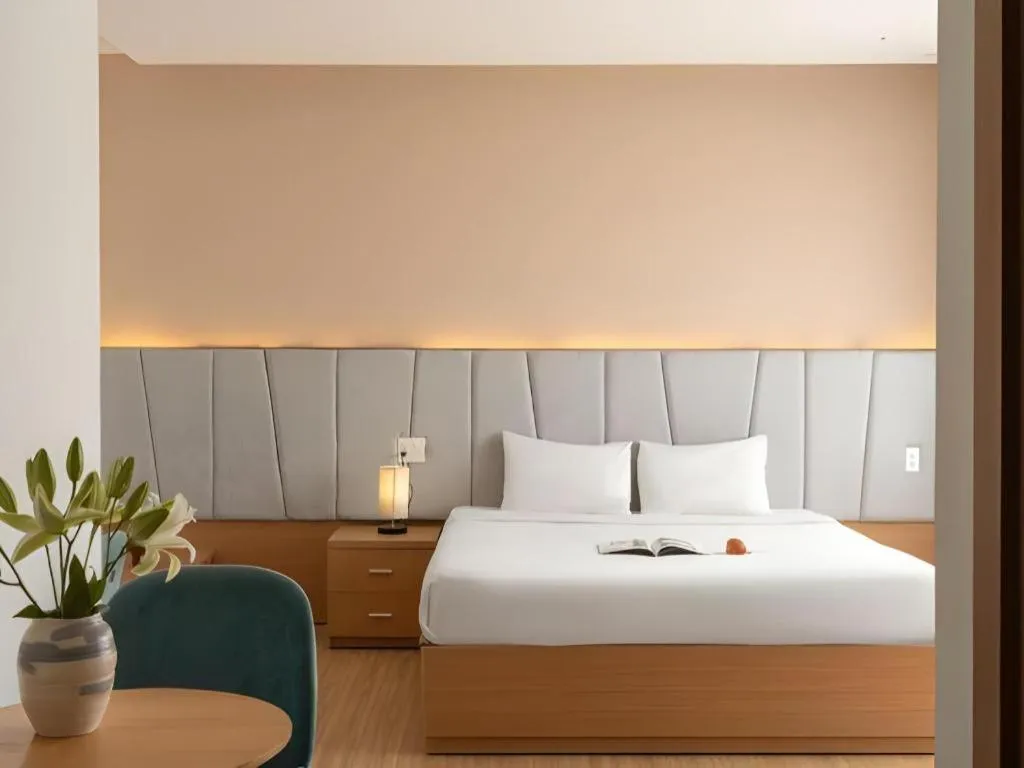 Bed in Gold View Boutique Hotel Đà Lạt