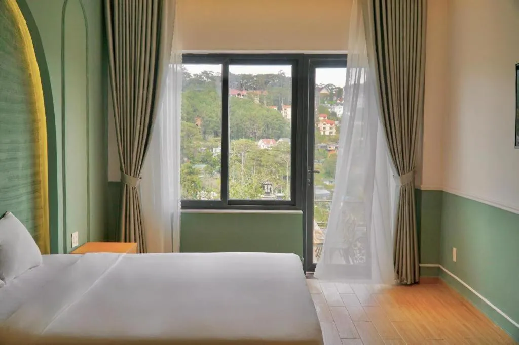 Bed in Gold View Boutique Hotel Đà Lạt