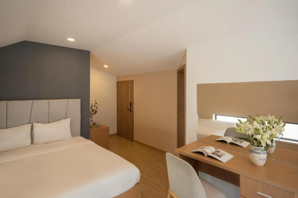 Bed in Gold View Boutique Hotel Đà Lạt