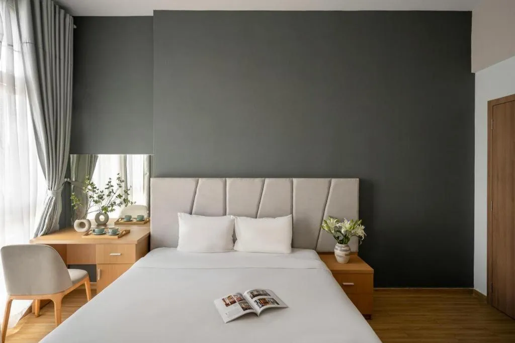 Bed in Gold View Boutique Hotel Đà Lạt