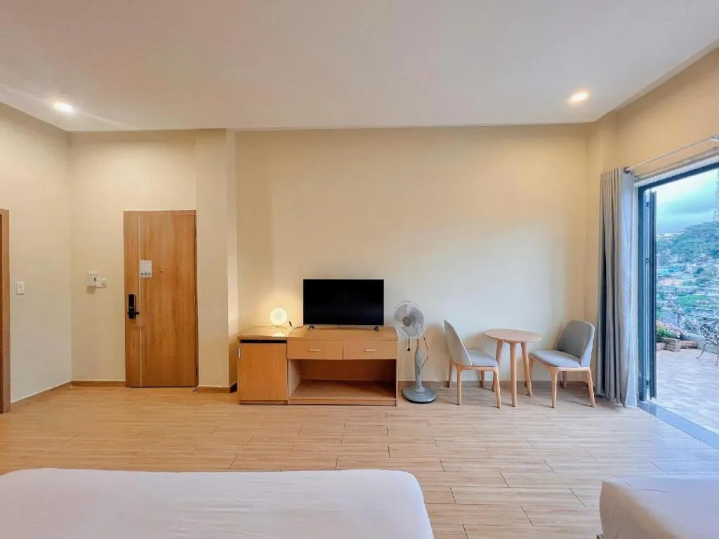 Bed in Gold View Boutique Hotel Đà Lạt