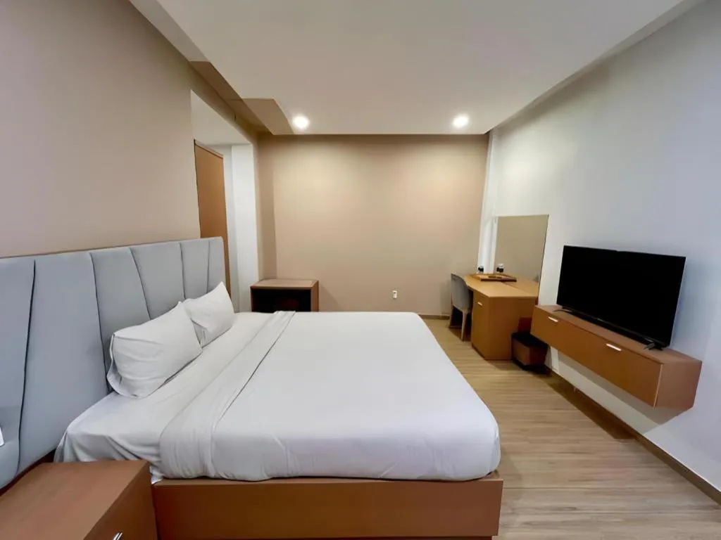 Bed in Gold View Boutique Hotel Đà Lạt