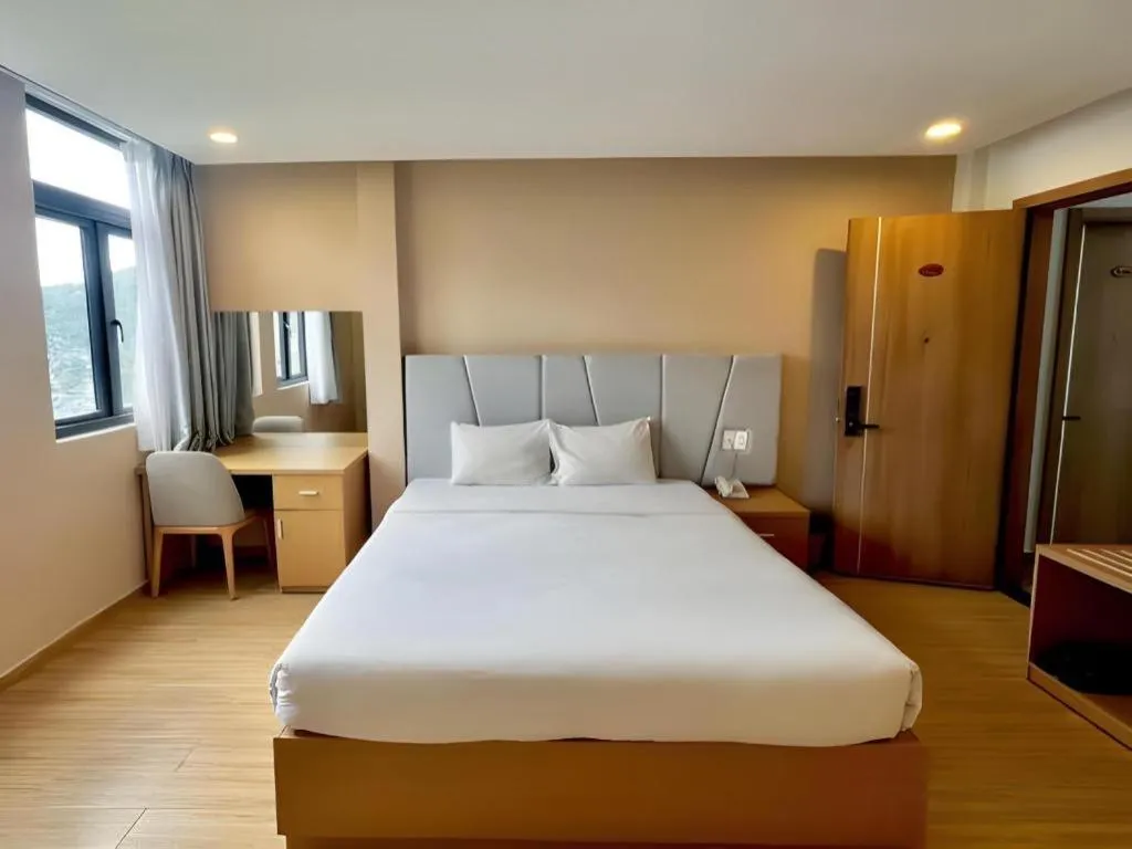 Bed in Gold View Boutique Hotel Đà Lạt