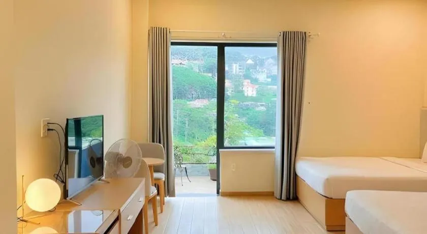 Bed in Gold View Boutique Hotel Đà Lạt