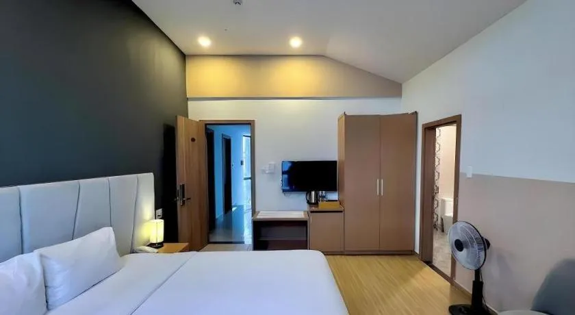 Bed in Gold View Boutique Hotel Đà Lạt