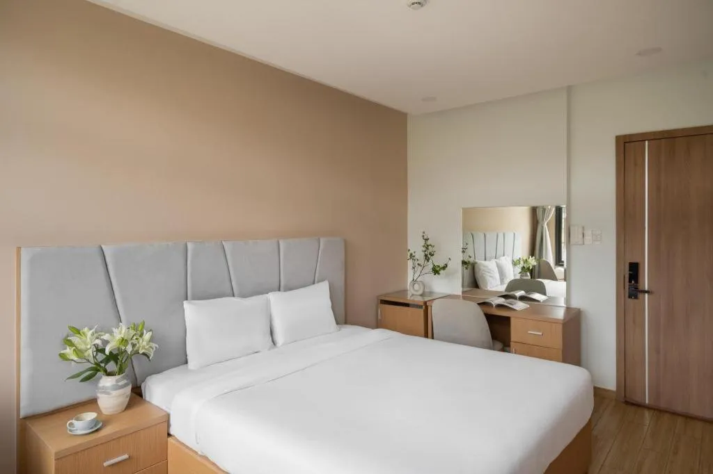 Bed in Gold View Boutique Hotel Đà Lạt