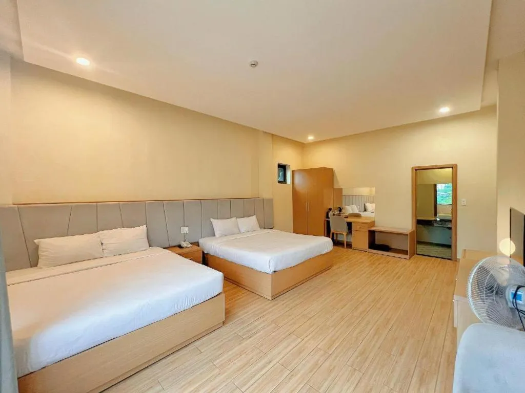 Bed in Gold View Boutique Hotel Đà Lạt