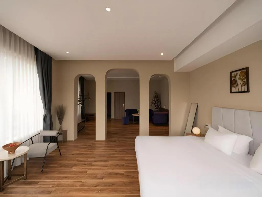 Bed in Gold View Boutique Hotel Đà Lạt