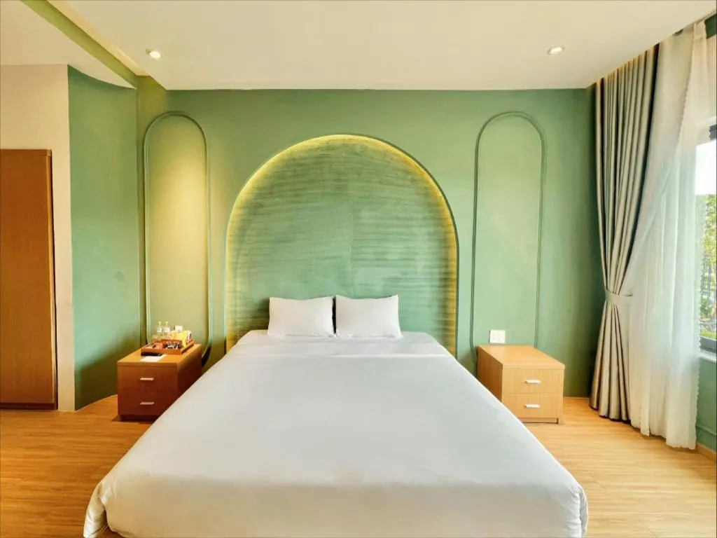 Bed in Gold View Boutique Hotel Đà Lạt