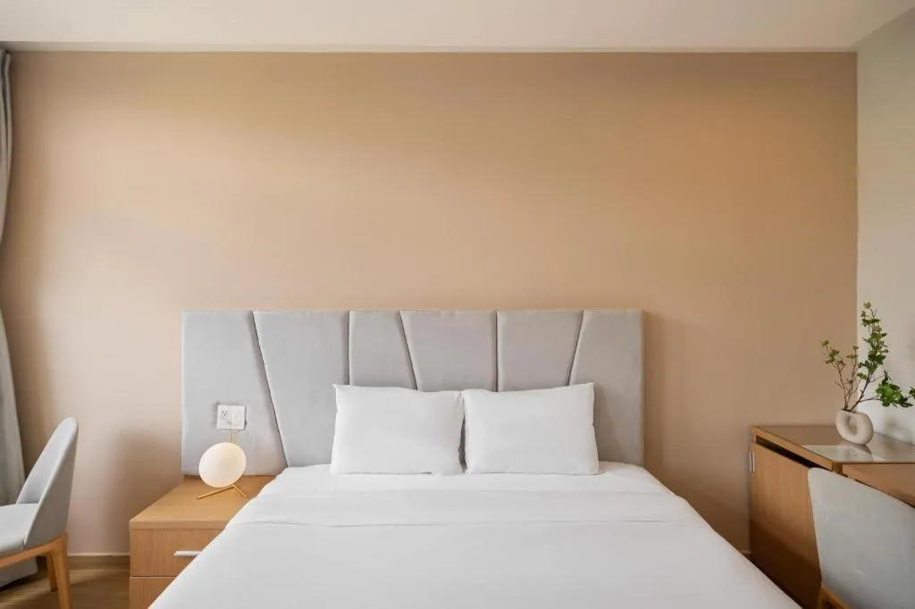 Bed in Gold View Boutique Hotel Đà Lạt