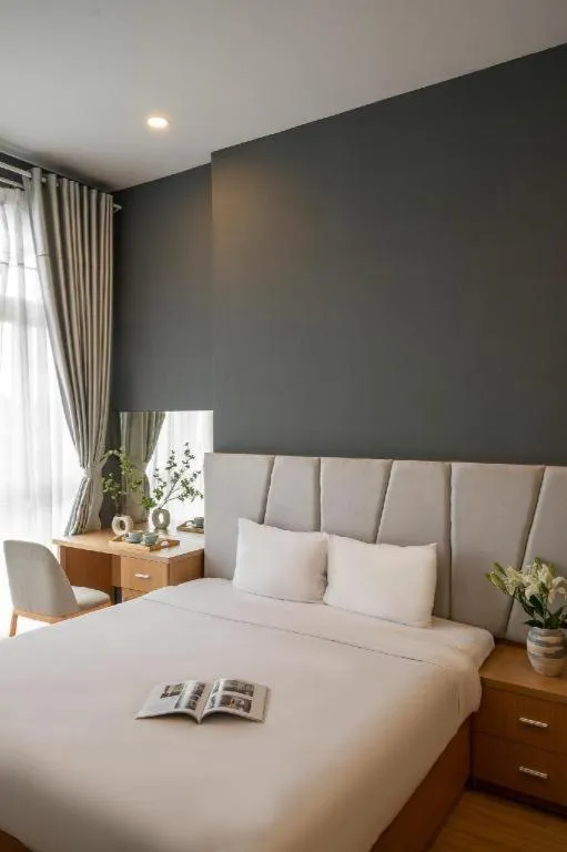 Bed in Gold View Boutique Hotel Đà Lạt