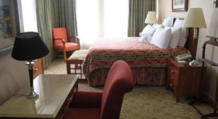 Bed in Hotel Honduras Maya