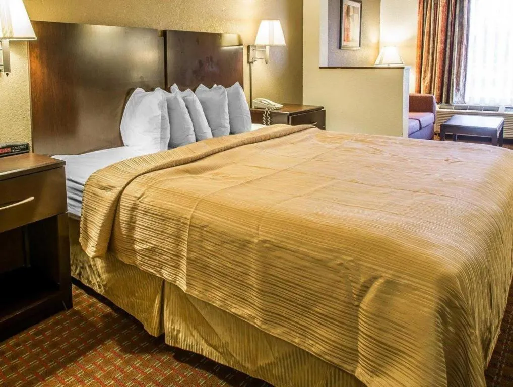 Bed in Quality Inn & Suites near Panama City Beach