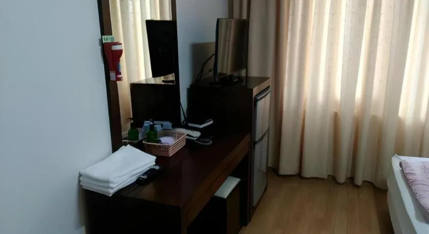 Bed in Gangneung Gyeongpodae Gangneung Motel