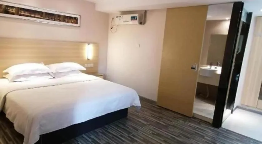 Bed in City Comfort Inn Foshan Shunde Leliu